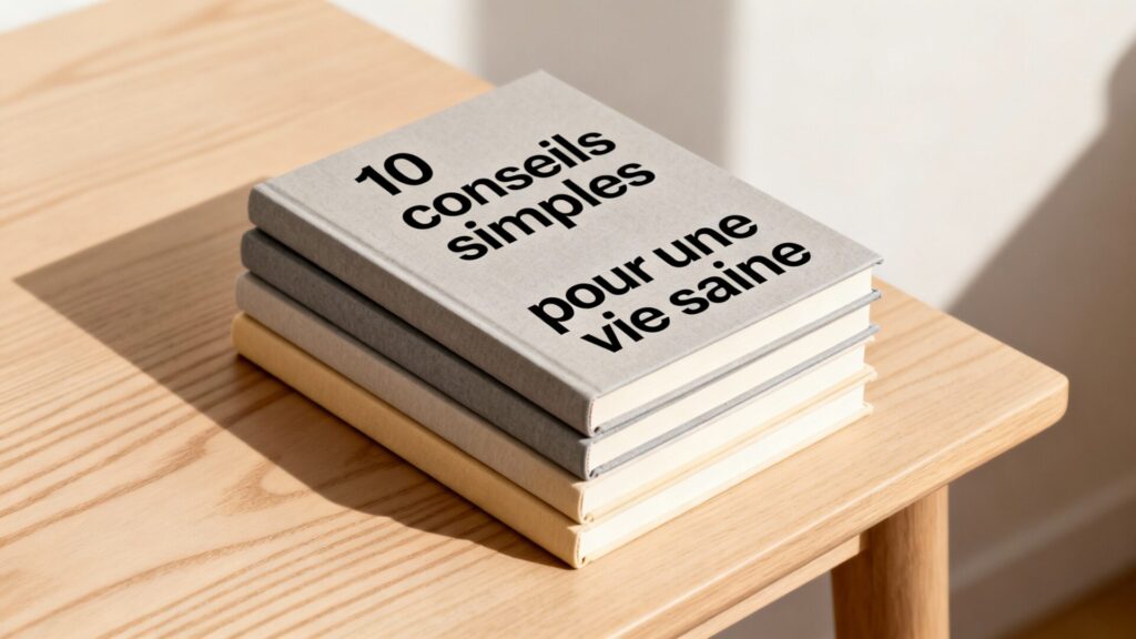 Adopter 10 conseils simples pour une vie saine sans aucun texte
