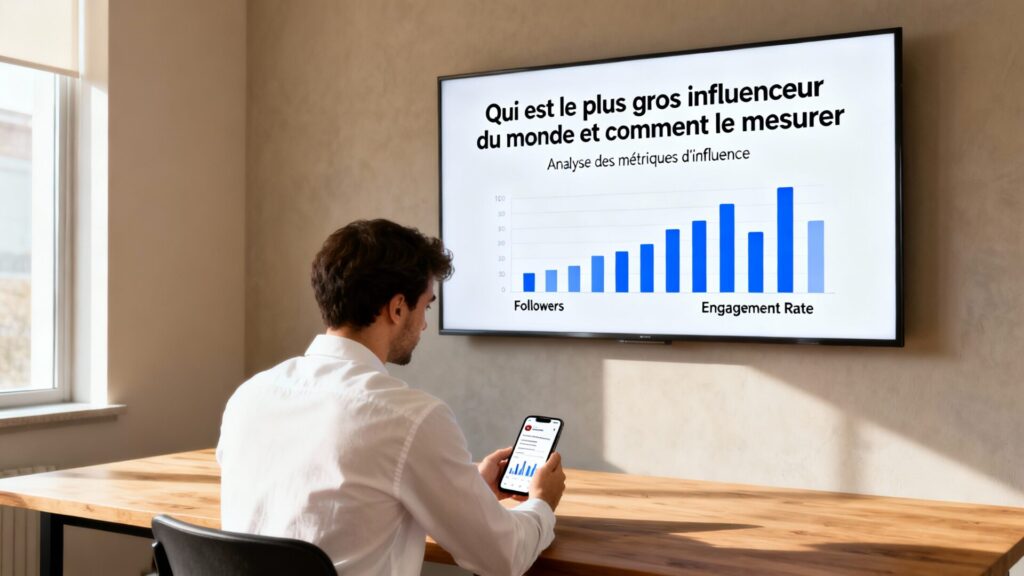 Qui est le plus gros influenceur du monde et comment le mesurer avec texte