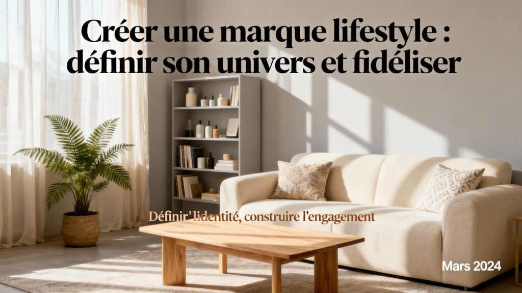 Créer une marque lifestyle : définir son univers et fidéliser avec texte