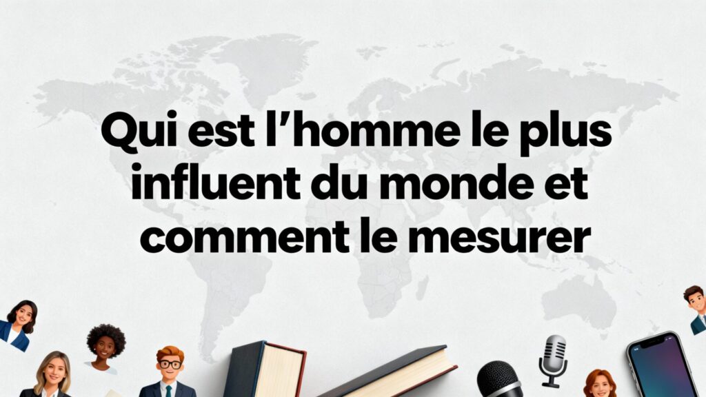 Qui est l'homme le plus influent du monde et comment le mesurer avec texte