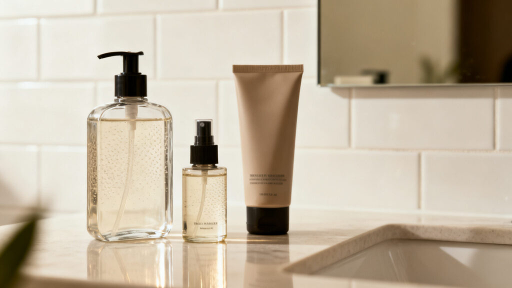 Soins de la peau pour hommes : routines simples et décryptage des ingrédients sans aucun texte