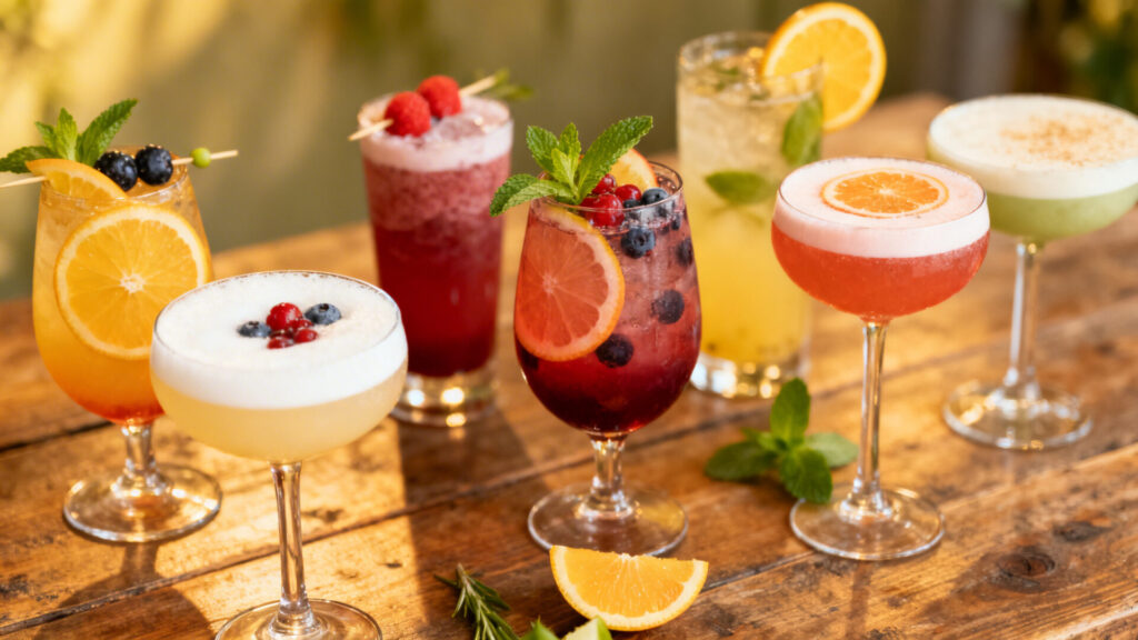 Apéros sobres et boissons fonctionnelles : mocktails créatifs et bienfaits sans aucun texte