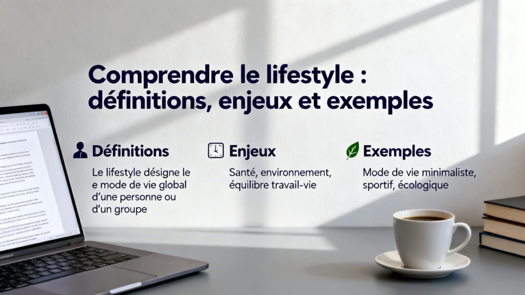 Comprendre le lifestyle : définitions, enjeux et exemples avec texte