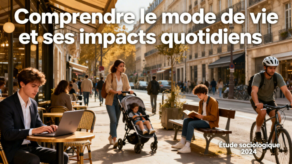 Comprendre le mode de vie et ses impacts quotidiens avec texte