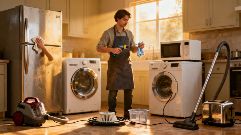 Prolongez la vie de ses appareils électroménagers en 5 gestes simples sans aucun texte