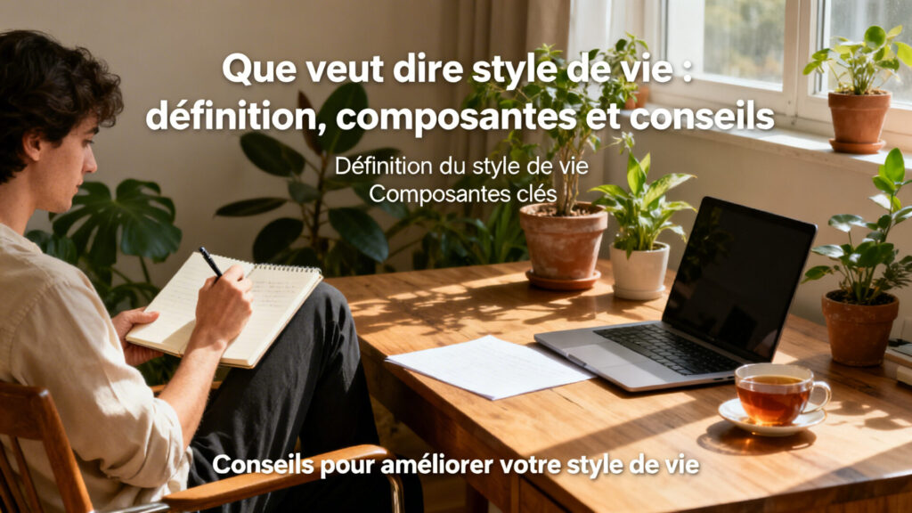 Que veut dire style de vie : définition, composantes et conseils avec texte