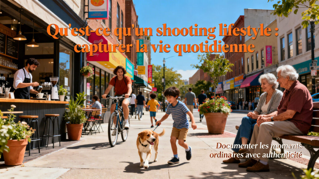 Qu'est-ce qu'un shooting lifestyle : capturer la vie quotidienne avec texte