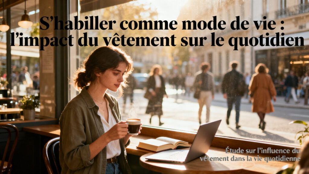 S'habiller comme mode de vie : l'impact du vêtement sur le quotidien avec texte