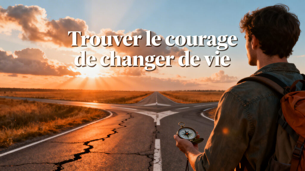 Trouver le courage de changer de vie avec texte