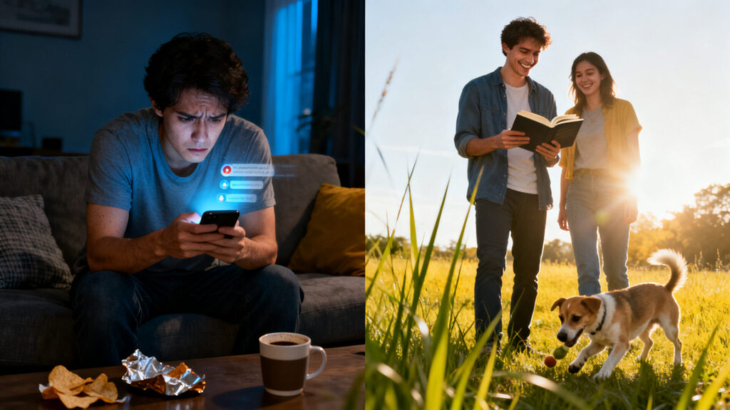 Addiction aux réseaux sociaux : dangers et solutions pratiques sans aucun texte