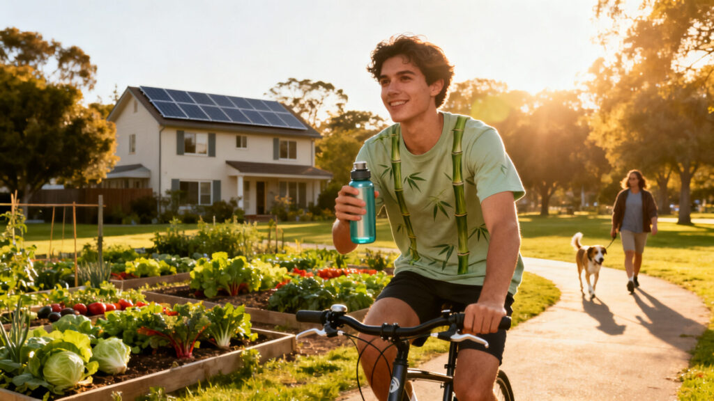 Adopter un mode de vie sain et durable sans aucun texte
