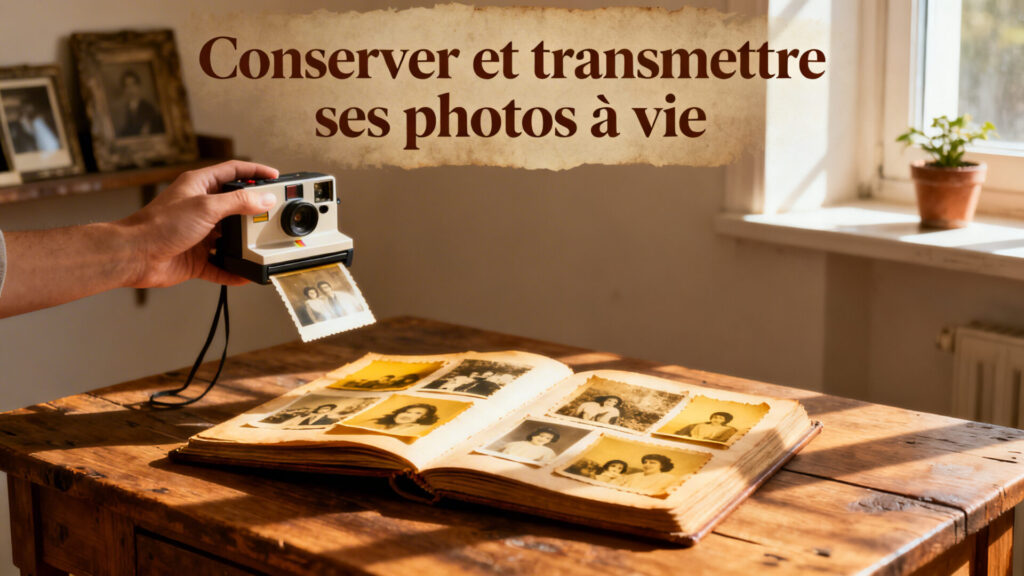Conserver et transmettre ses photos à vie avec du texte