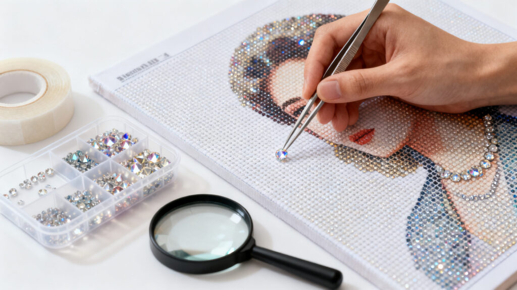 Comment choisir sa broderie diamant : vérifications essentielles sans aucun texte