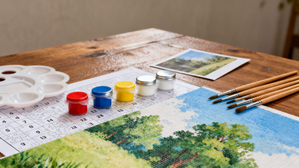 Comment choisir un kit de peinture par numéro sans texte