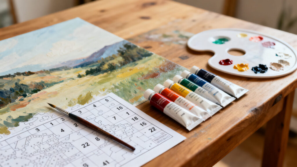 Comment choisir un kit de peinture par numéro sans texte
