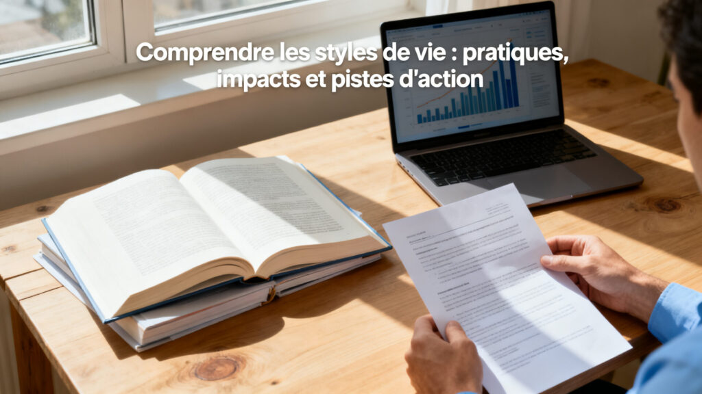 Comprendre les styles de vie : pratiques, impacts et pistes d'action avec texte