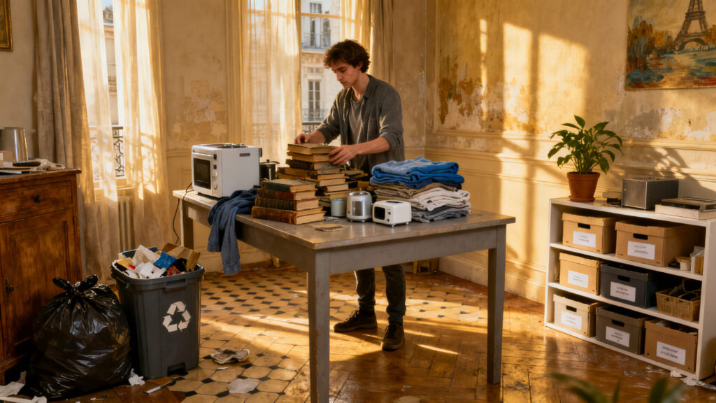Débarras d'appartement : guide pratique des étapes clés sans aucun texte