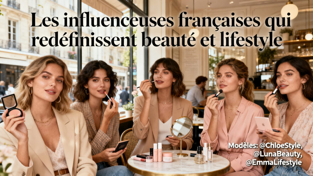 Les influenceuses françaises qui redéfinissent la beauté et le lifestyle avec texte