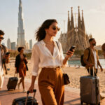 Les migrations des influenceurs vers dubaï et barcelone sans aucun texte