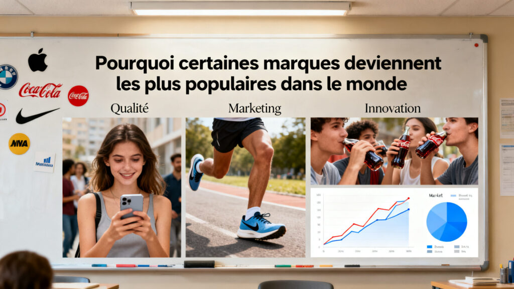 Pourquoi certaines marques deviennent les plus populaires dans le monde avec texte