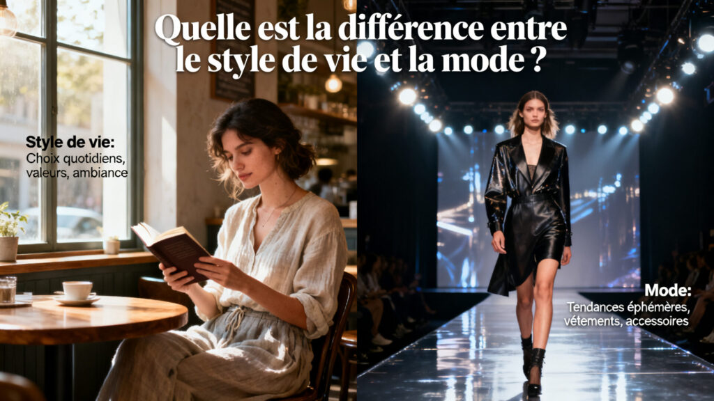Quelle est la différence entre le style de vie et la mode ? 