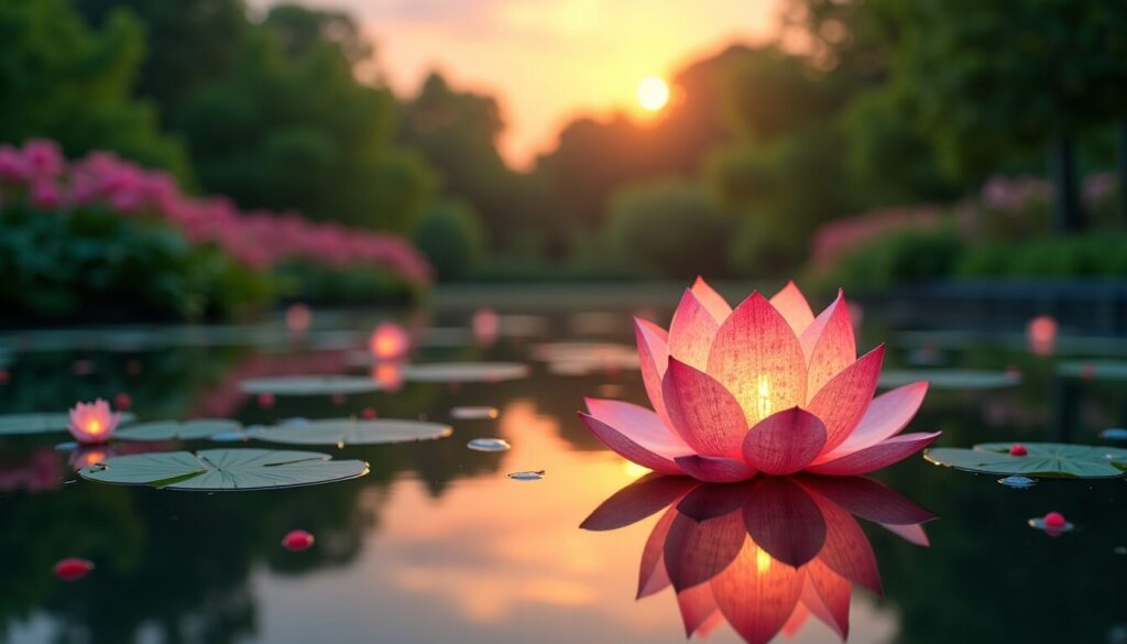 lanterne de lotus