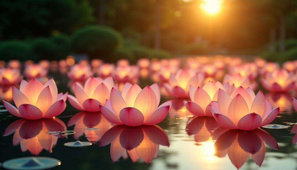 lanterne de lotus