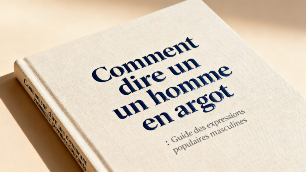 Comment dire un homme en argot : guide des termes courants avec texte