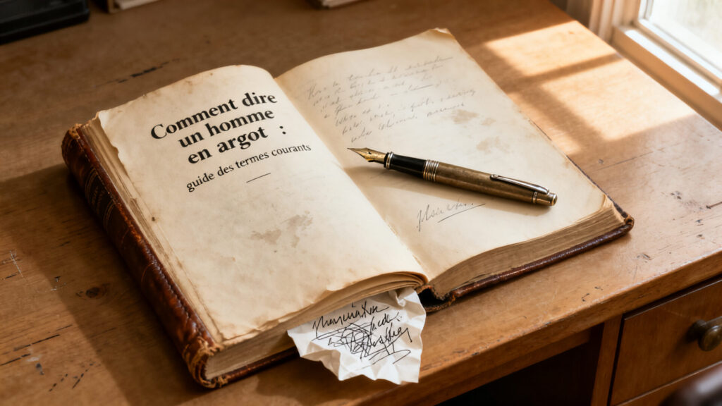 Comment dire un homme en argot : guide des termes courants sans aucun texte