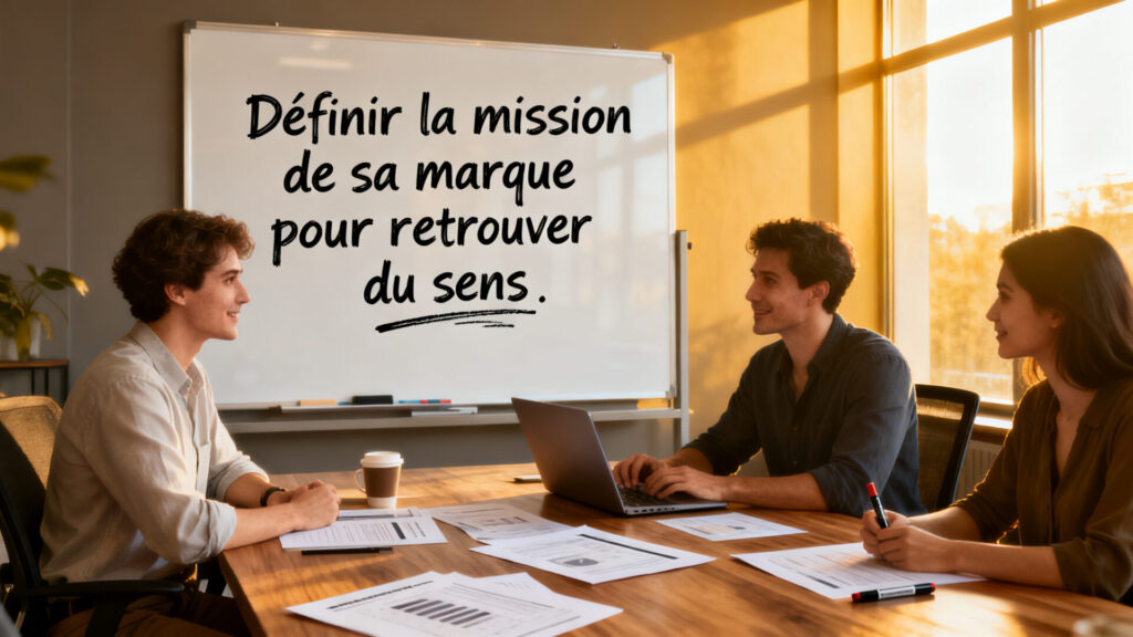 définir la mission de sa marque pour retrouver du sens avec texte