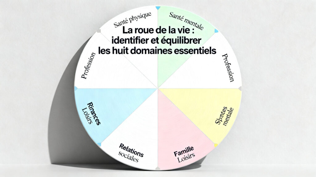 La roue de la vie : identifier et équilibrer les huit domaines essentiels avec texte