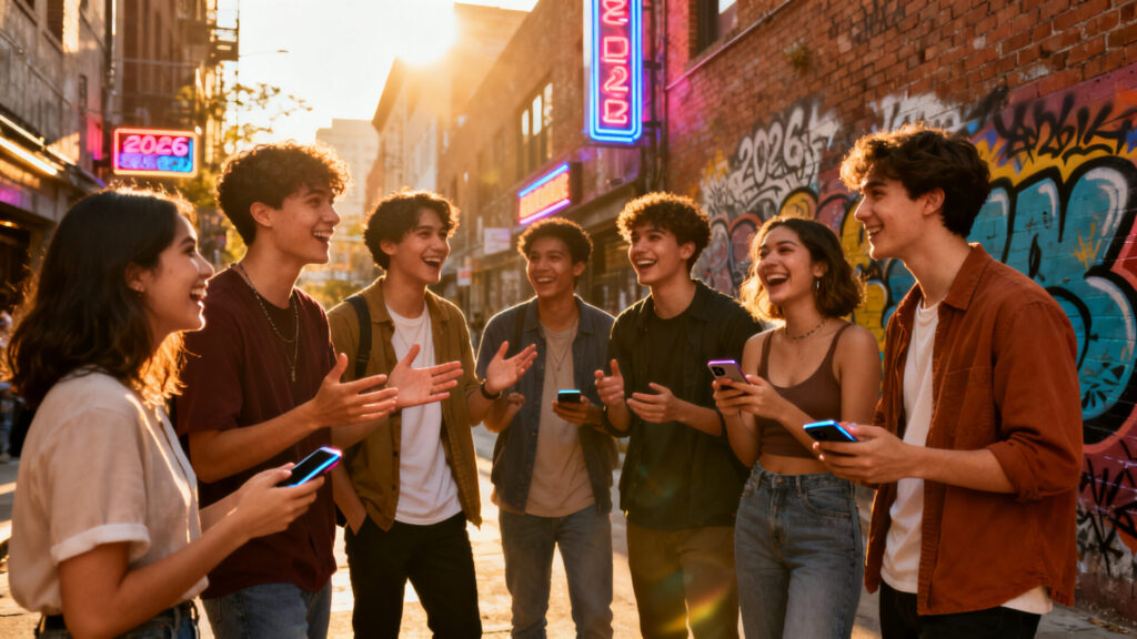 Le langage d'argot des jeunes en 2026 sans aucun texte