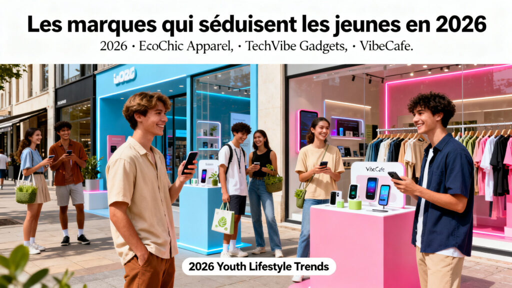 Les marques qui séduisent les jeunes en 2026 avec texte
