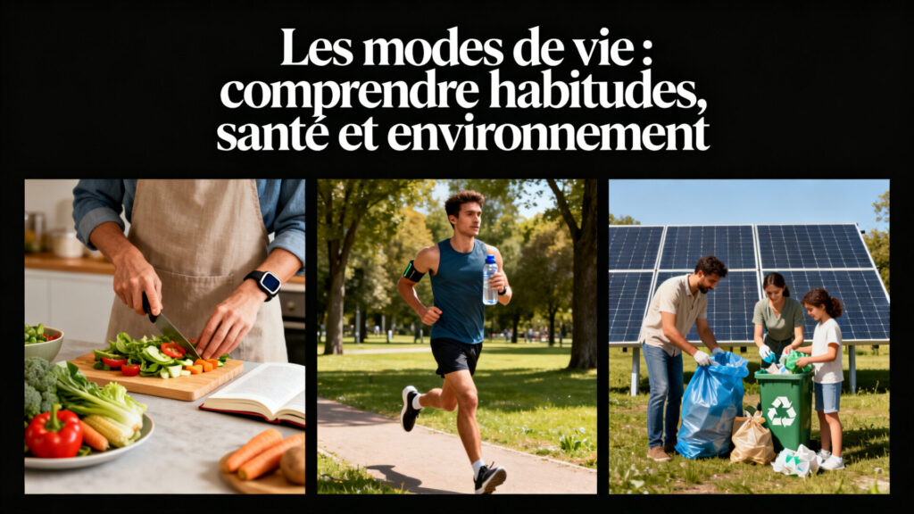 Les modes de vie : comprendre habitudes, santé et environnement avec texte