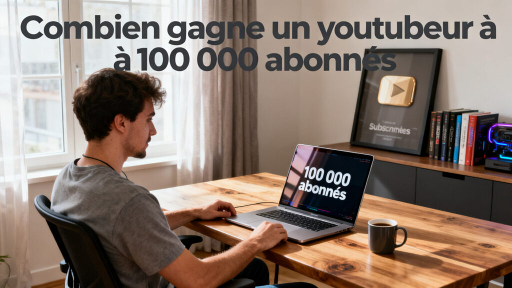 Combien gagne un youtubeur à 100 000 abonnés avec texte