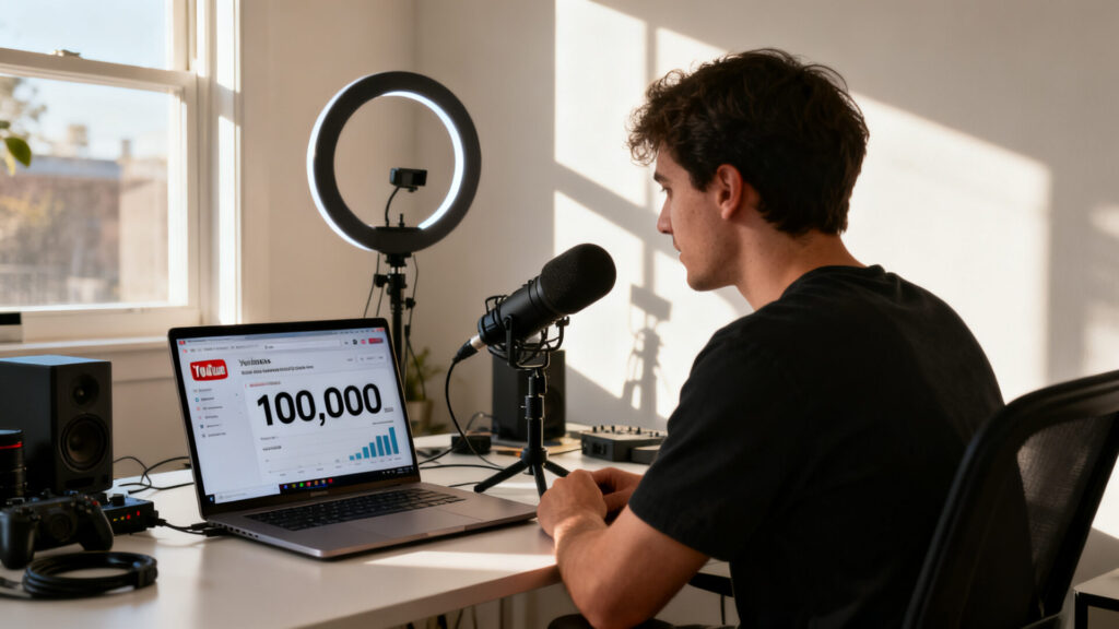 Combien gagne un youtubeur à 100 000 abonnés sans aucun texte