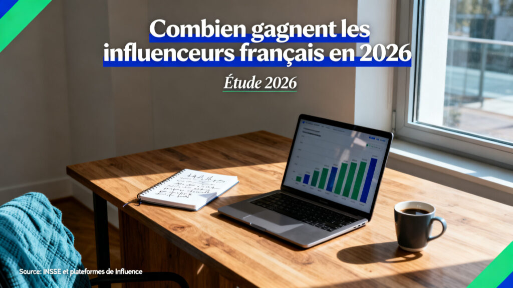 Combien gagnent les influenceurs français en 2026 avec texte