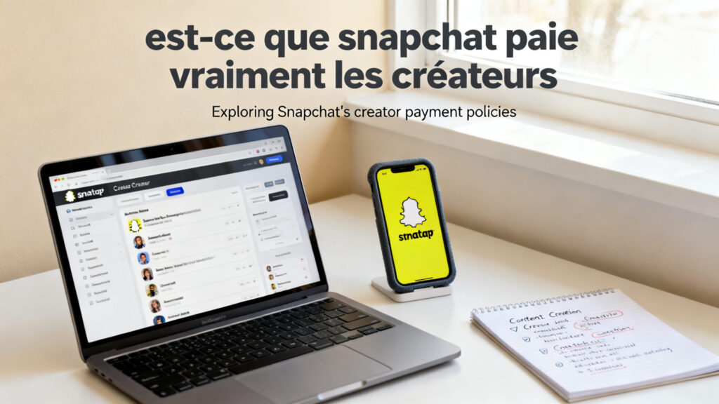 Est-ce que Snapchat paie vraiment les créateurs avec texte