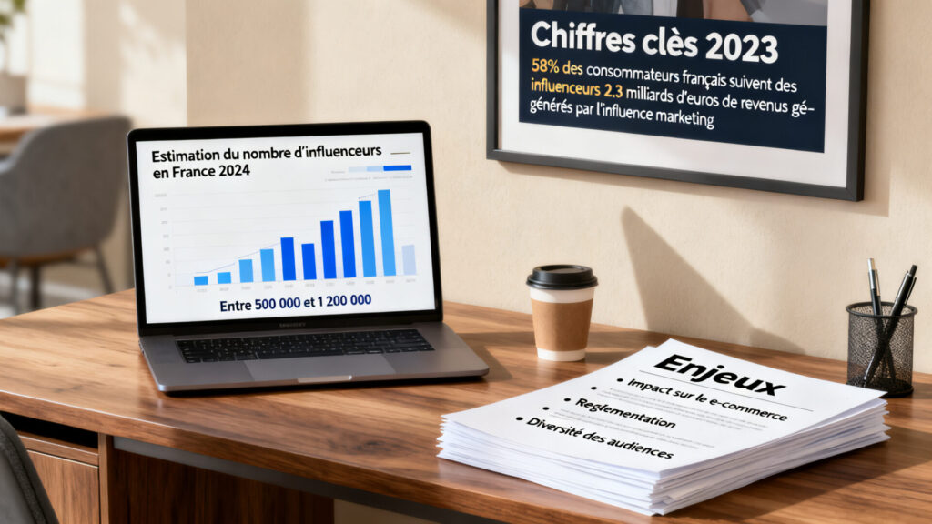 Le nombre d'influenceurs en france : estimation, enjeux et chiffres clés avec texte