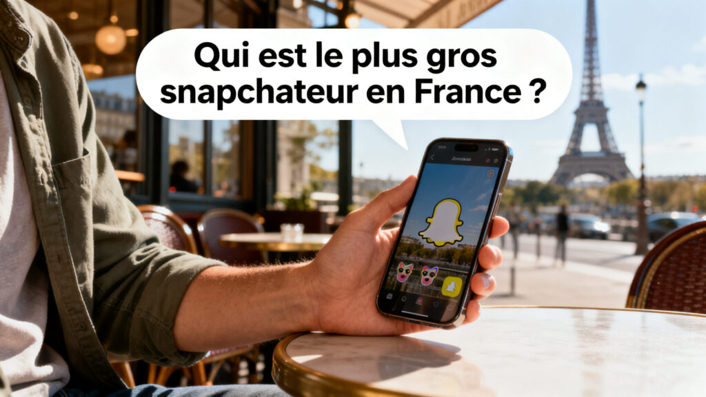 Qui est le plus gros snapchateur en France ?