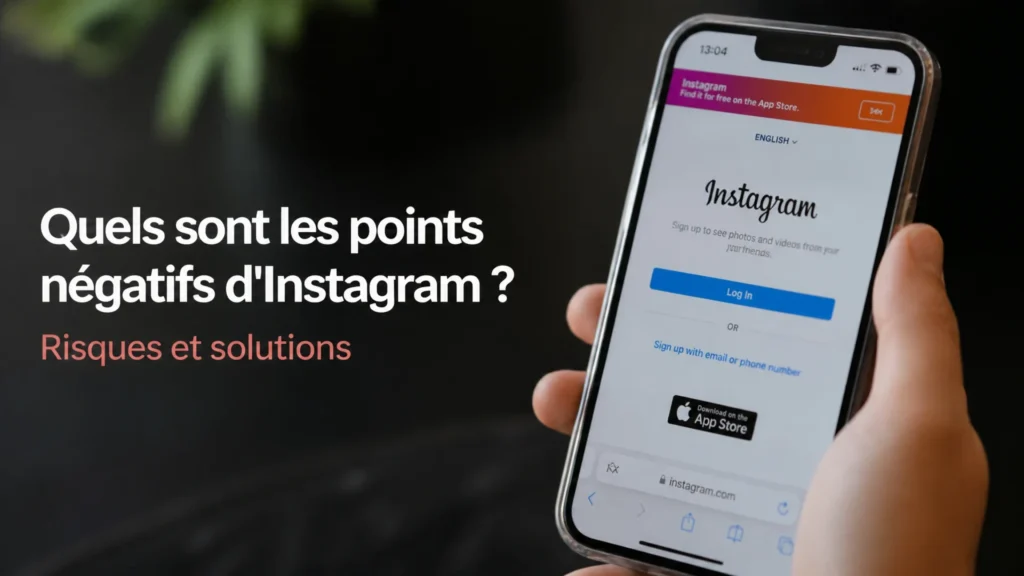 Quels sont les points négatifs d'Instagram ? 